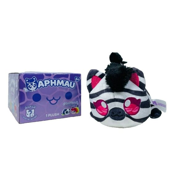 Aphmau MeeMeows 6" SAFARI Plush ZEBRA Cat Limited Edition 2024 - Picture 2 of 16